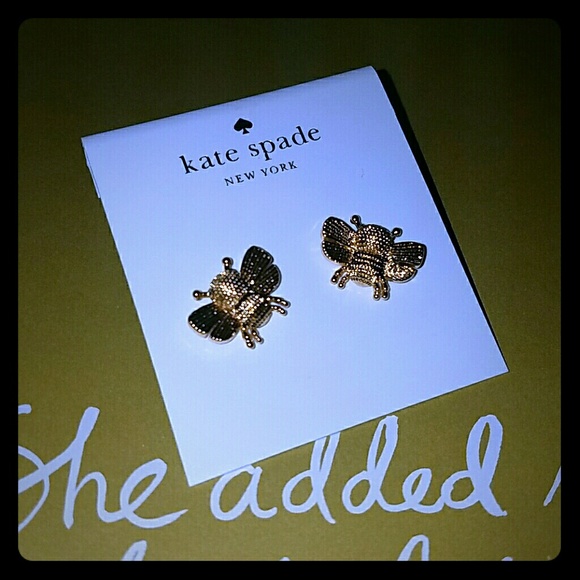 kate spade Jewelry - Kate spade into the blooms bee earrings